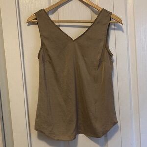 Silky Banana Republic green-gray tank